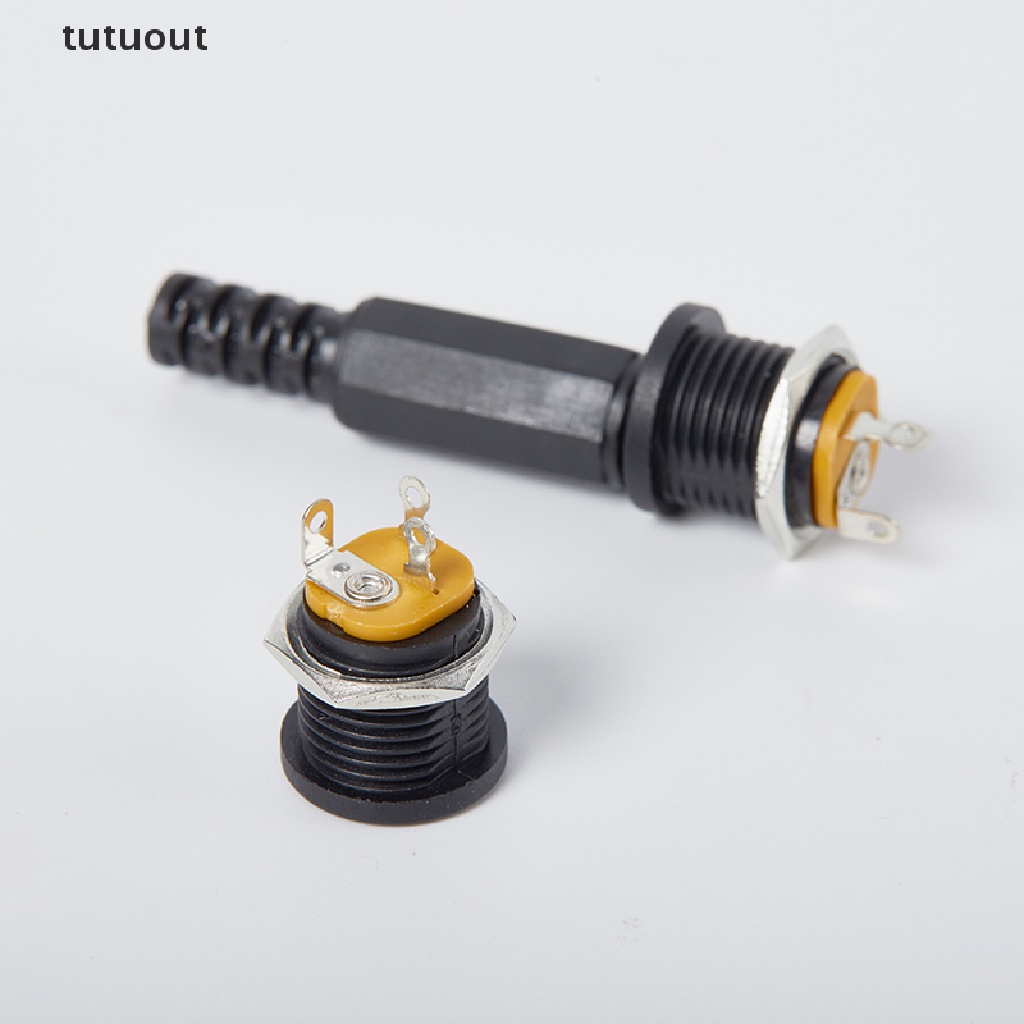 Set 5 Phích Cắm Đực + 5 Ổ Cắm Cái DC022 5.5 * 2.1mm DC 12V Chuyên Dụng