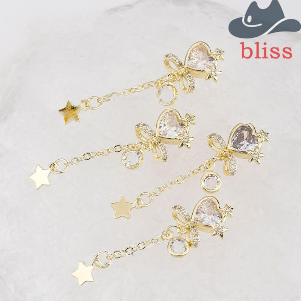 Phụ Kiện Trang Trí Móng Tay Hình Trái Tim 3D DIY|Mặt Dây Chuyền Trang Trí Móng Tay