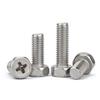  Bu lông lục giác lõm Phillips bằng thép không gỉ 304 Vít lục giác M1.6M2M3M4M5