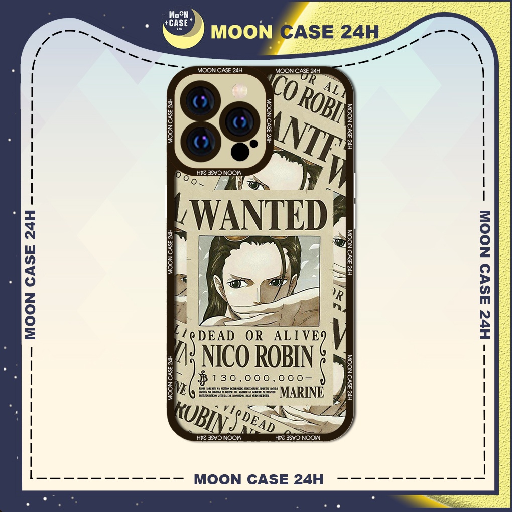 Ốp lưng iphone MOON CASE 24H Nico Robin Anime Art ip 8/x/xs/xs max/11/12/13/14pro/plus/promax