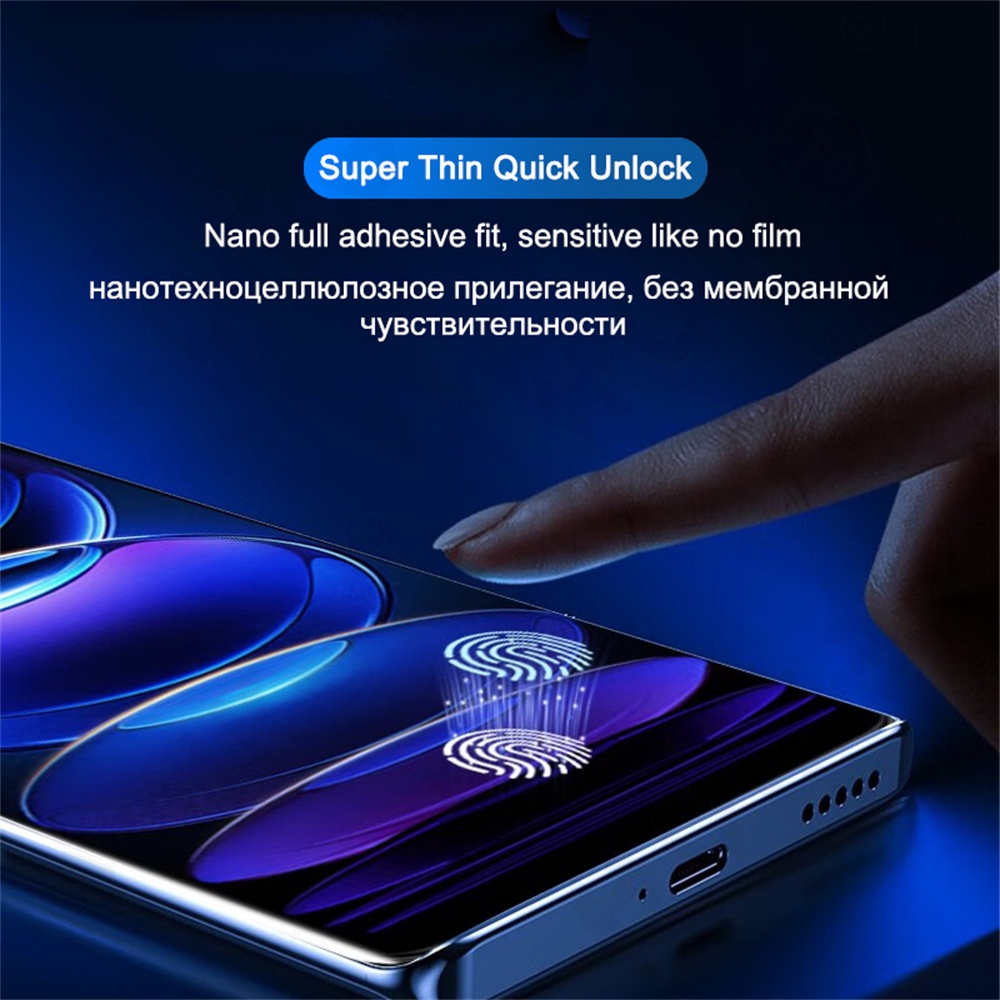 Miếng Dán PPF Hydrogel Mềm Trong Suốt Bảo Vệ Màn Hình Cho Xiaomi Mi Redmi Note 12 11 Pro 12S 11S