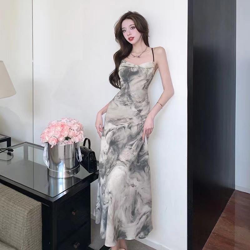 Chic váy nữ Đầm Body Cho thời váy trang hàng cao cấp tính cách 2023NEW MAY0909