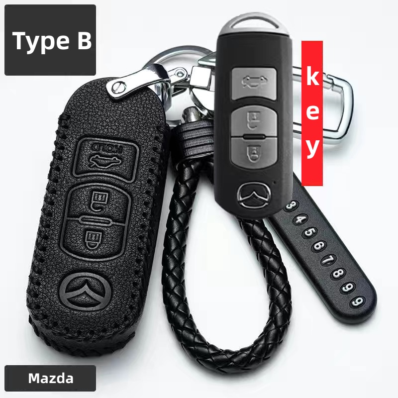 MAZDA Vỏ Bọc Chìa Khóa Bằng Kim Loại Cho mazda2 mazda3 mazda6 BT50 mazdamx6 mazdacx3 mazdacx30 mazdacx5 mazdacx8 mazdacx9