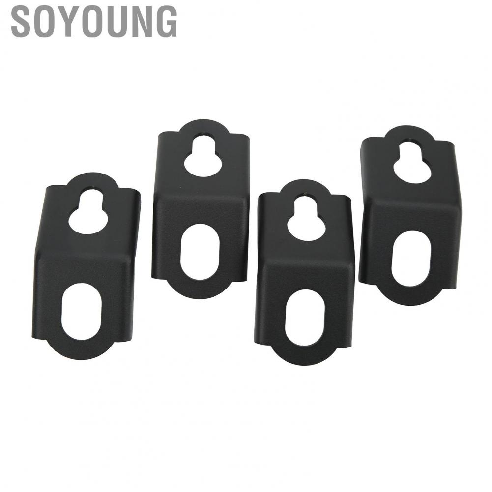 Soyoung Tie Down Brackets Hooks  Durable 4 Pcs Anchors Bracket Strong Bearing Capacity Heavy Duty for UTV