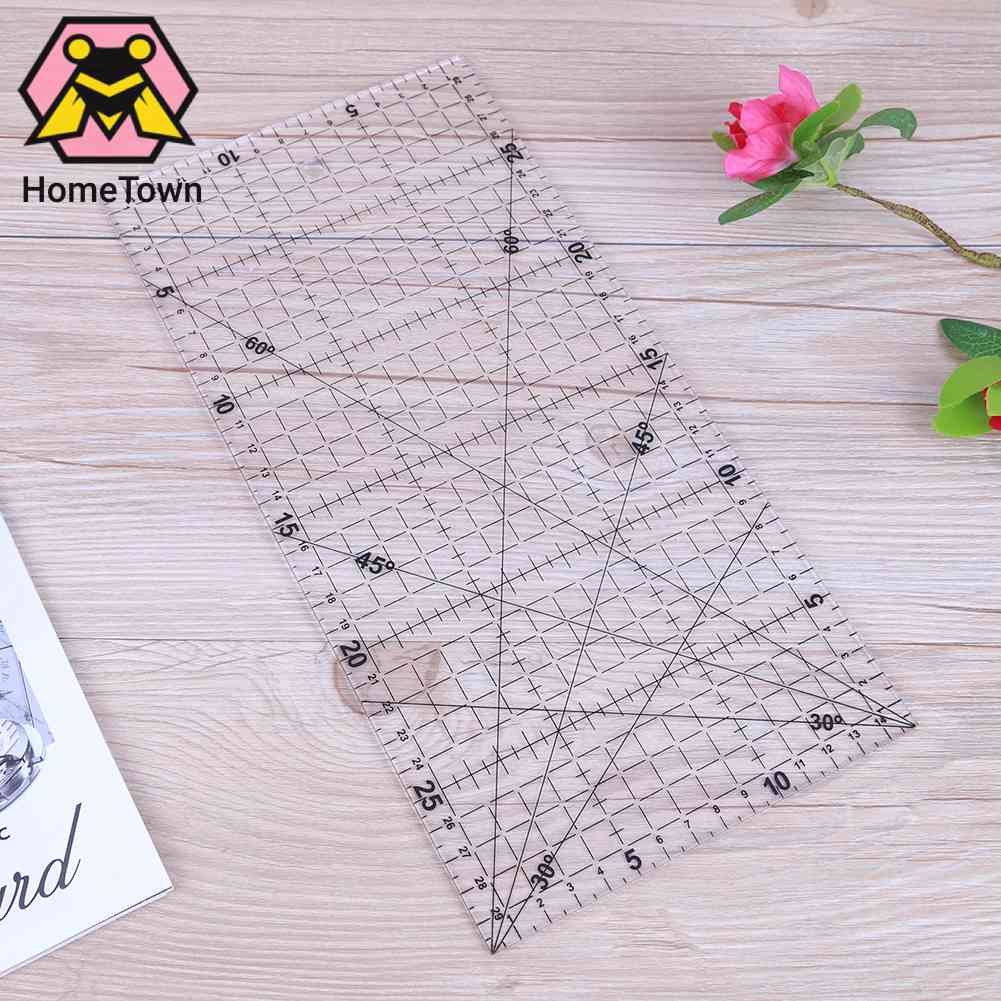 Thước Hình Tam Giác Dày Cỡ Lớn 30X15Cm Chuyên Dùng Trong May Vá