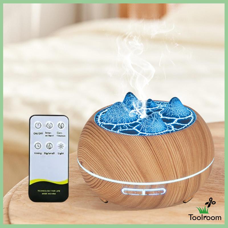 Máy Khuếch Tán Tinh Dầu 400ml Có Đèn Ngủ Hẹn Giờ Tiện Dụng Cho Gia Đình