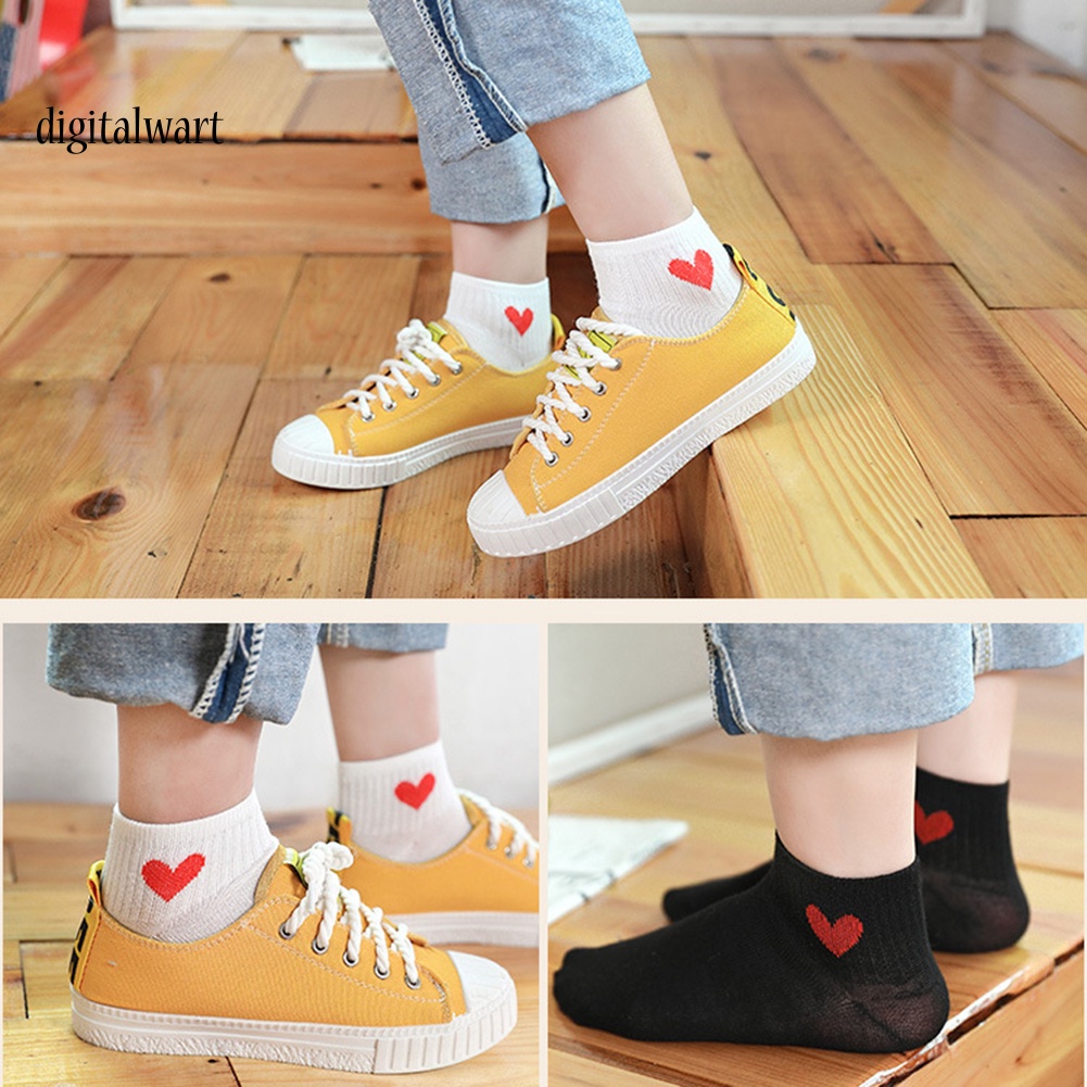 Kỹ Thuật Số| Bộ 5 Đôi Vớ Cotton Họa Tiết Ngôi Sao Thời Trang Cho Nữ