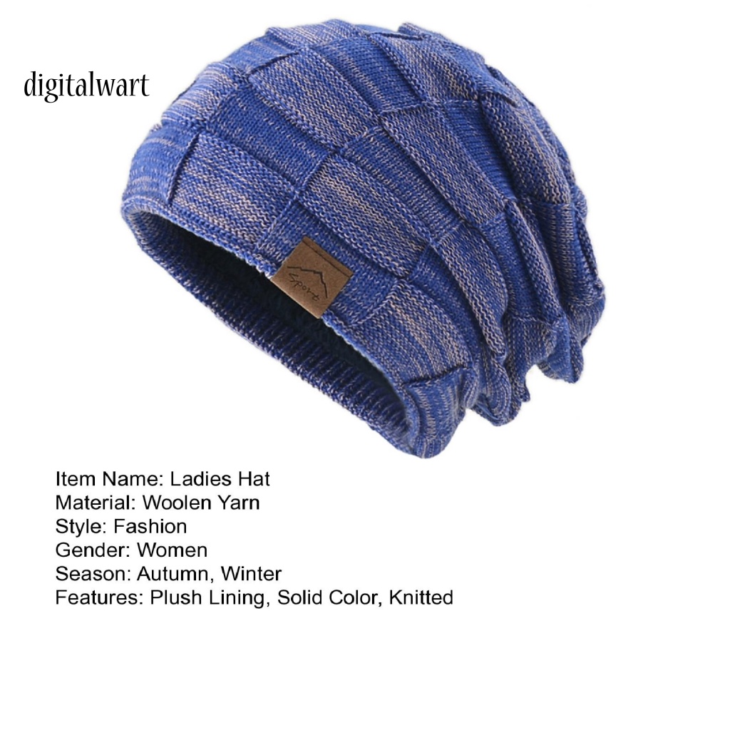 Kỹ Thuật Số| Mũ Tai Bèo Phủ Lông Dày Dặn Màu Sắc Trơn Không Vành Chống Gió Thời Trang Thu Đông Cho Nữ