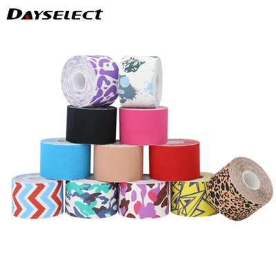 Cuộn Băng Dán Cơ Co Giãn 5cm * 5m 5cm 5m Chất Liệu Cotton Hỗ Trợ Giảm Đau Tiện Dụng