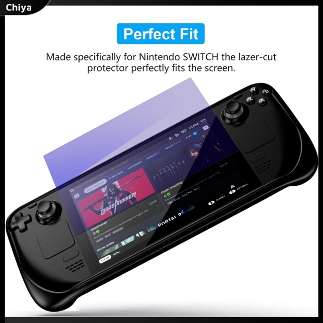 Bộ 2 Kính Cường Lực Hd Chống Trầy Chống Nổ Cho Máy Chơi Game Hơi Nước