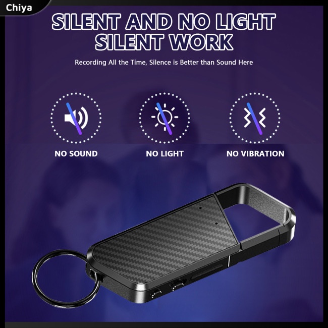 Bút Ghi Âm Giọng Nói Mini Có Móc Treo Chìa Khóa Tiện Dụng