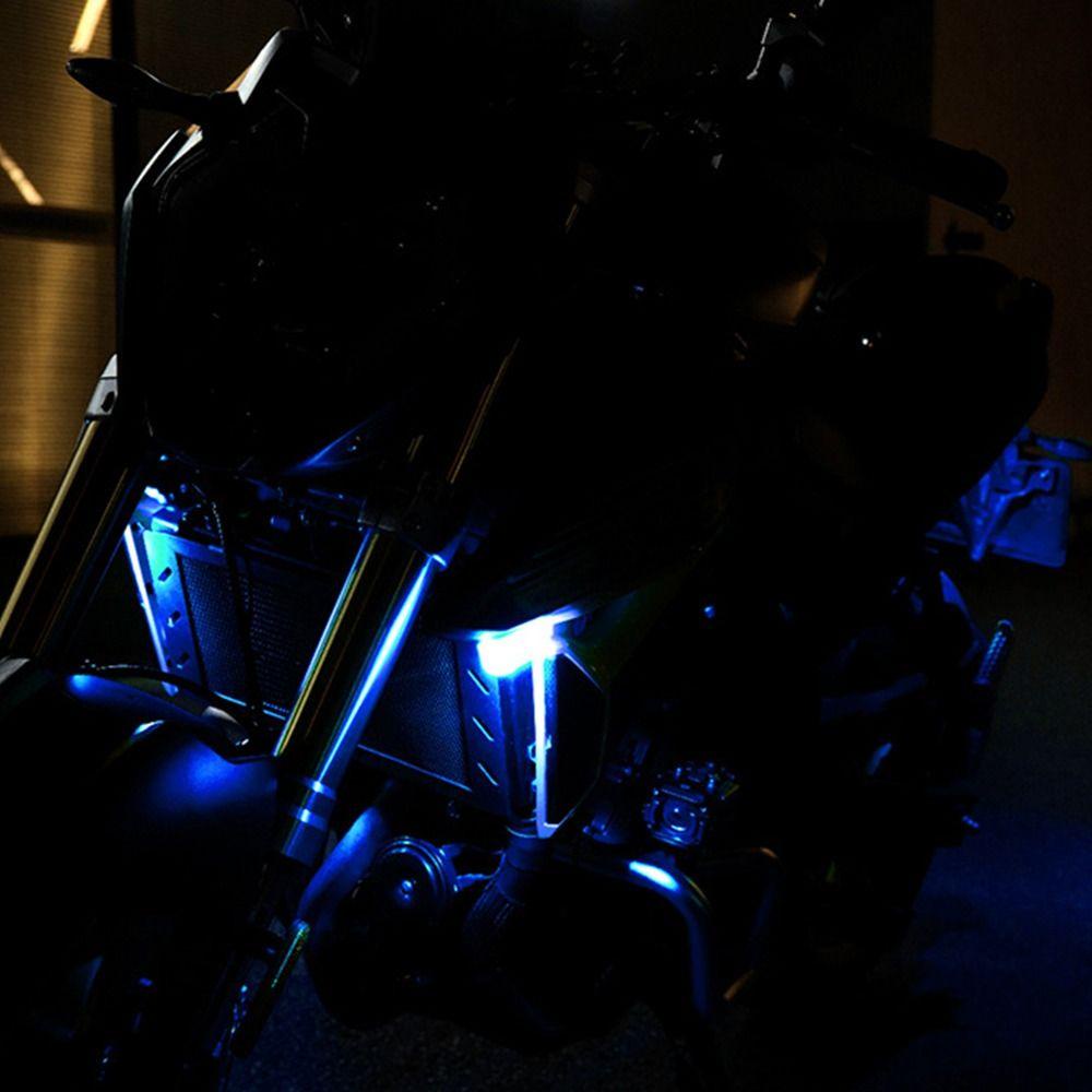 Đèn LED Cảnh Báo 7 Màu Có Điều Khiển Từ Xa Cho Xe Mô Tô