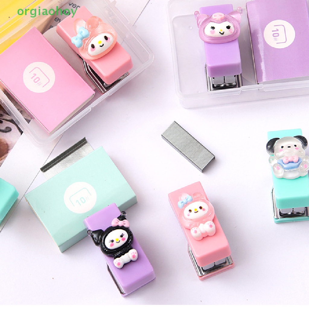Đồ Dập Ghim Mini Họa Tiết Hoạt Hình Dễ Thương Tiện Dụng Cho Học Sinh / Văn Phòng