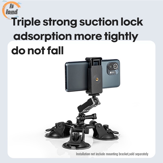 [IS] Bộ Giá Đỡ Điện Thoại Gắn Trên Nóc Xe Hơi Có Cốc Hút Cho Dji Osmo