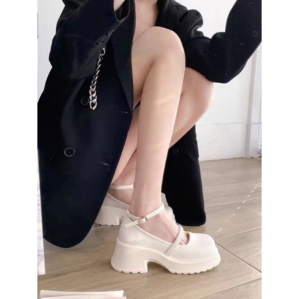 Giày Da Đế Dày Thời Trang Cho Nữ-AA1265