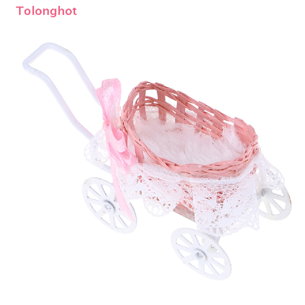 1 Mô Hình Xe Ngựa Gỗ Mini Tỉ Lệ 1: 12 Trang Trí Nhà Búp Bê