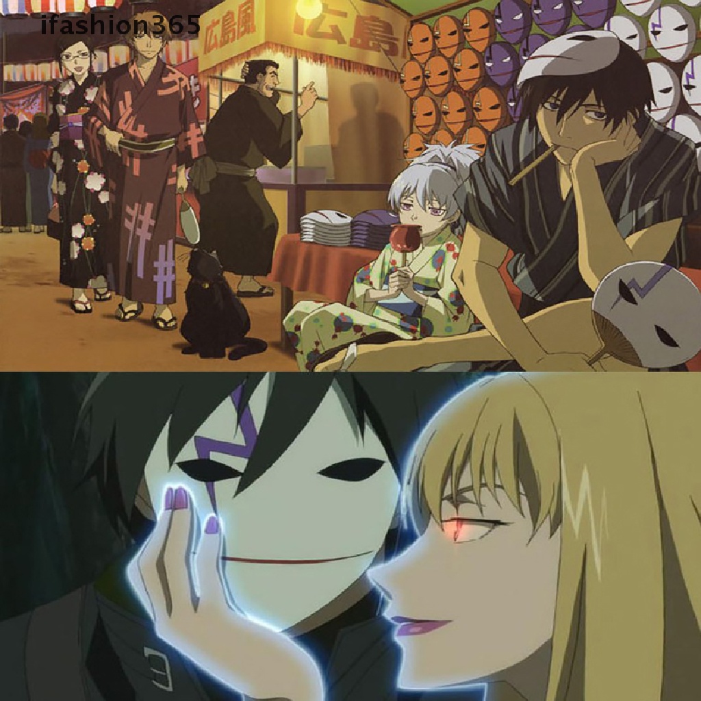 Mặt Nạ Hóa Trang Nhân Vật Hiruko White Bullet Màu Trắng Đen ifashion365