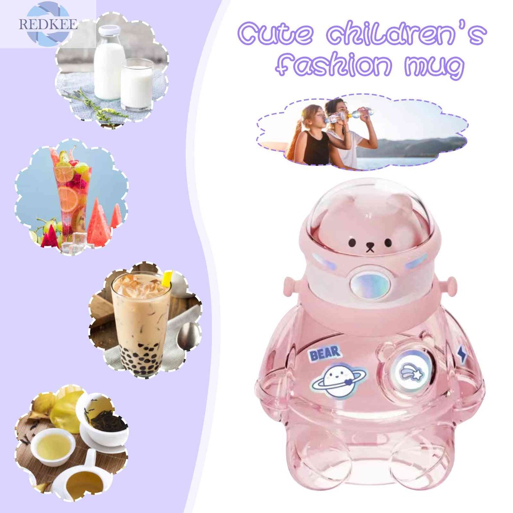 Bình Nước 700ml Hình Gấu Dễ Thương