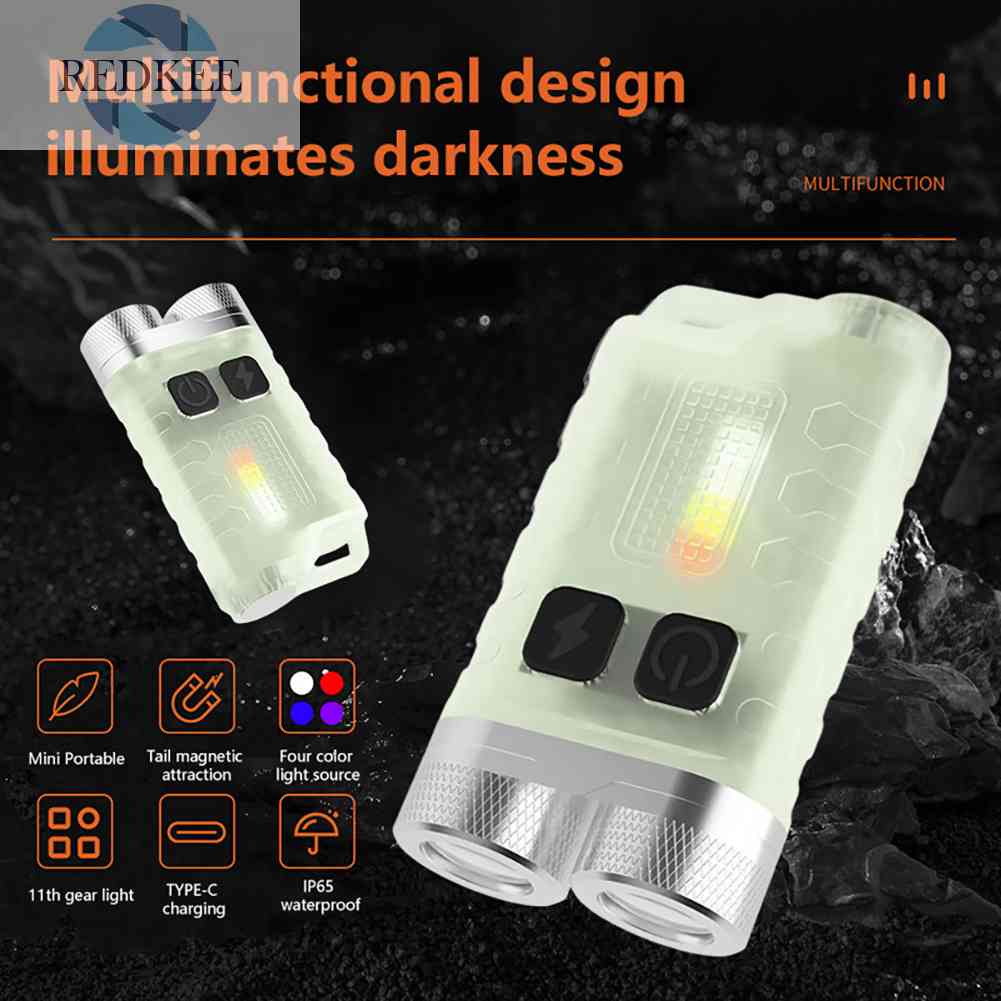 Móc Khóa Đèn Pin Mini Độ Sáng Cao 900LM