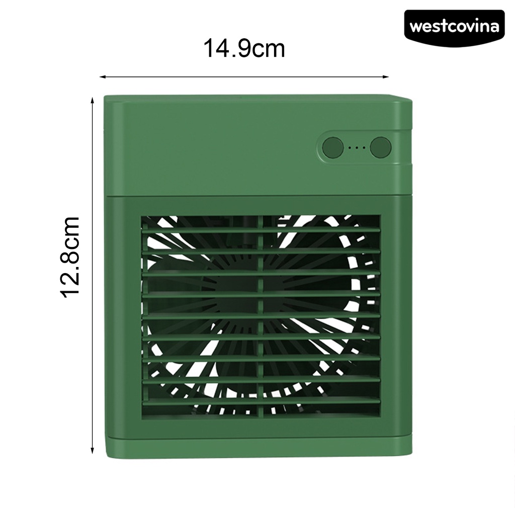 W🅢Quạt Phun Sương Làm Mát Không Khí Dung Tích Lớn 2 Màu Tùy Chọn