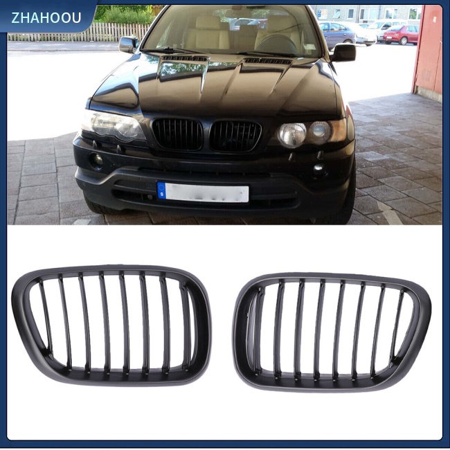 ☃Phụ Kiện Trang Trí Nhà Cửa Độc Đáo Sáng Tạo☃ 1 CặP LướI TảN NhiệT GắN Mui Xe Hơi X5 E53 1999-2003