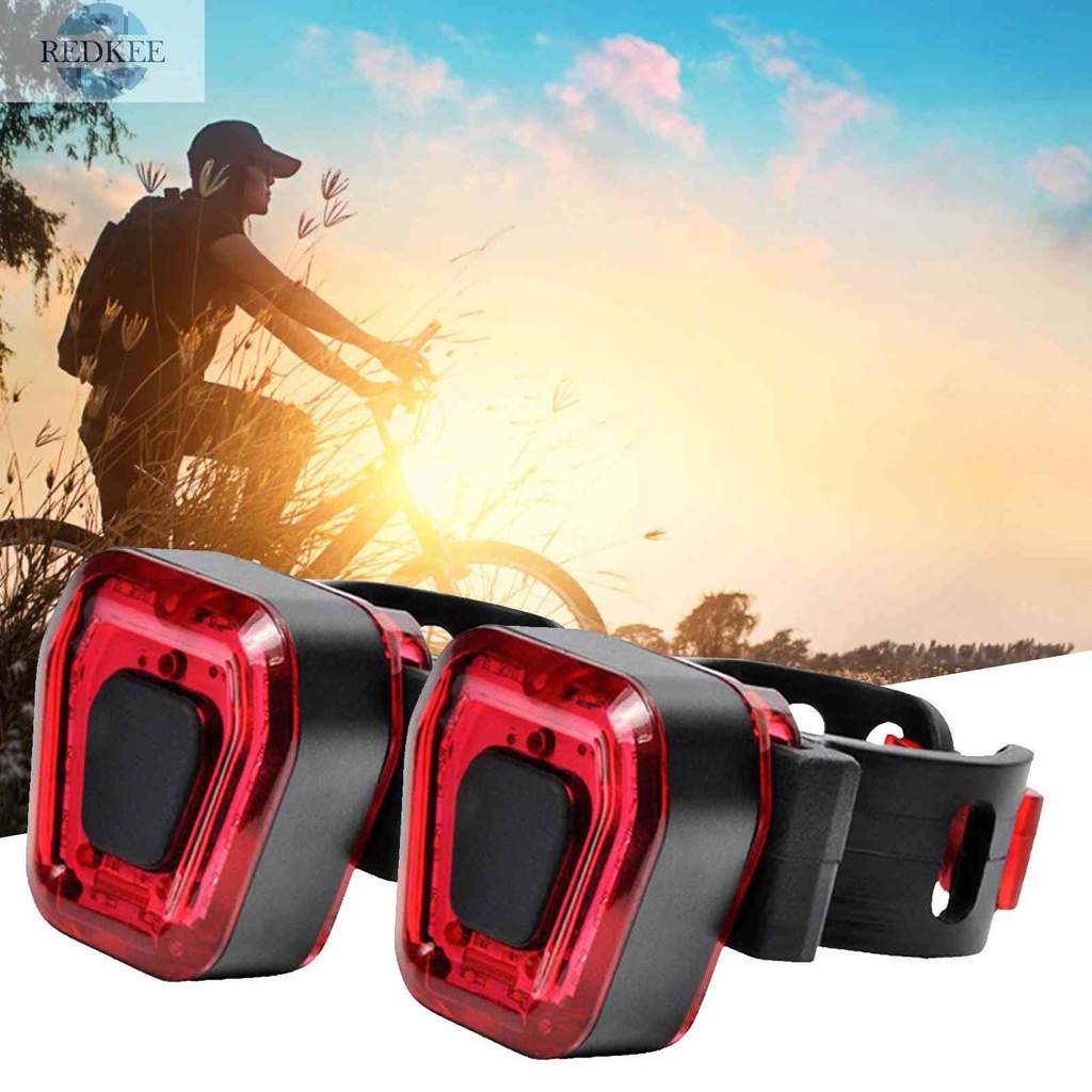 Đèn Gắn Đuôi Xe Đạp 5 Chế Độ Sáng Có Thể Sạc Lại Bằng Hợp Kim Nhôm