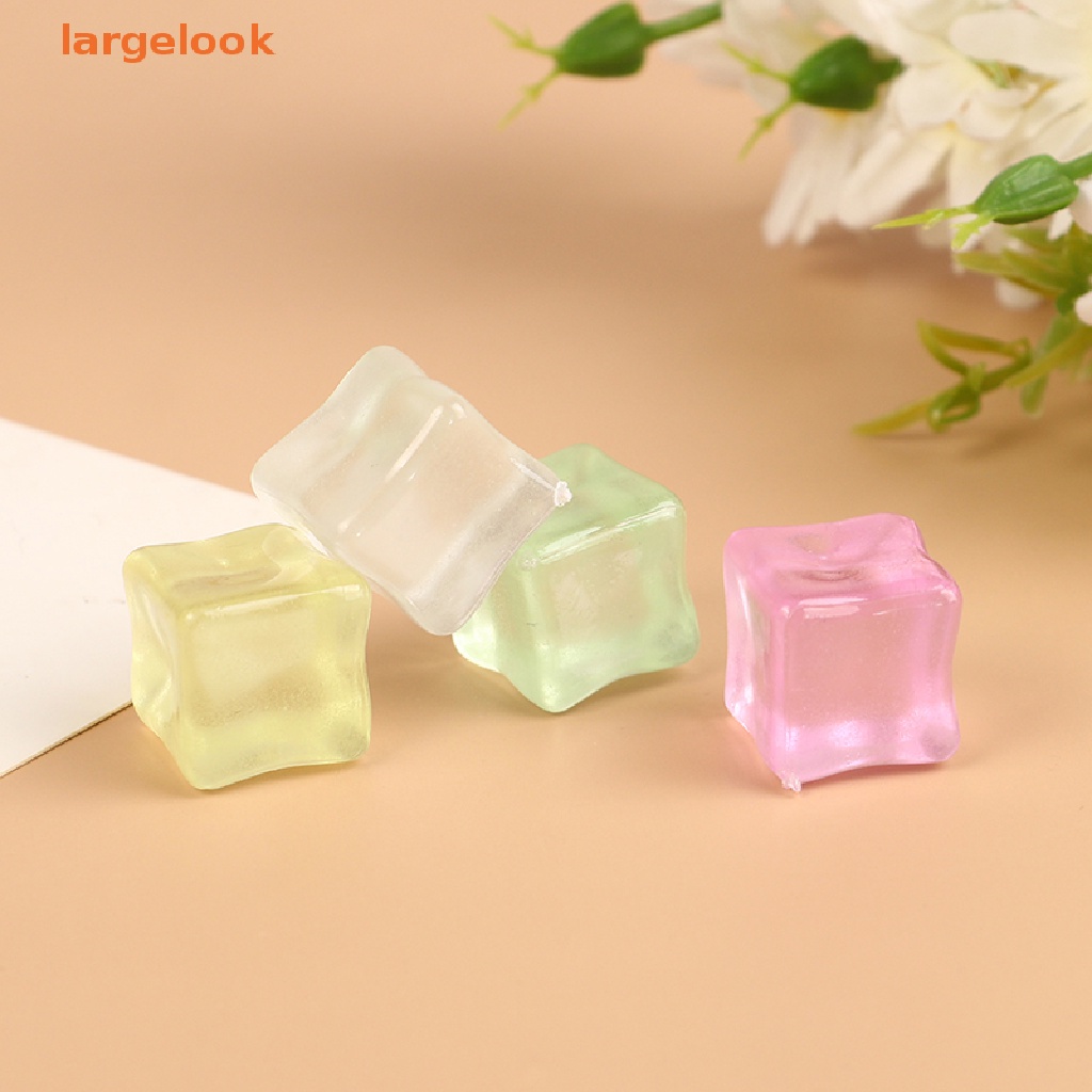 Set 5 Viên Đá Hình Vuông Màu Dạ Quang Dùng Trang Trí Tiểu Cảnh
