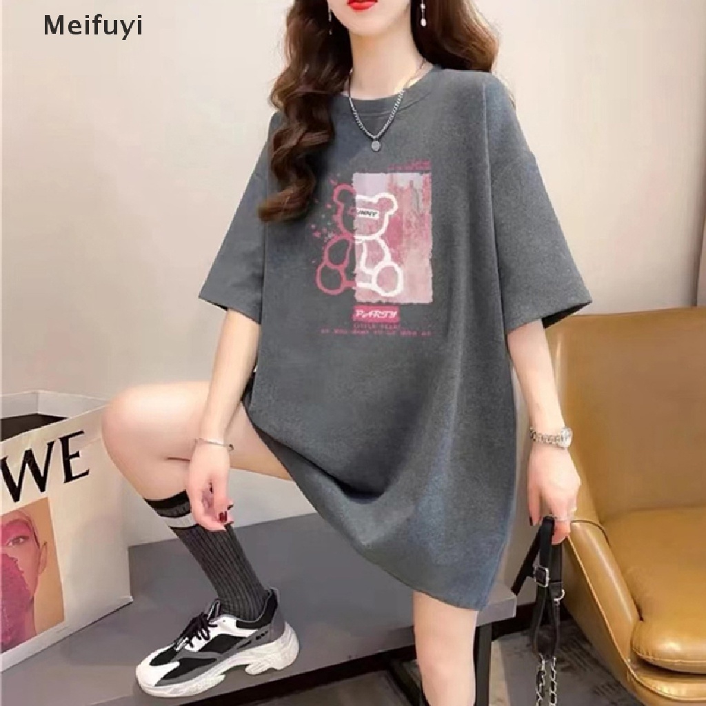 Áo Thun Tay Ngắn Cổ Tròn In Hình Gấu Dành Cho Trẻ Em