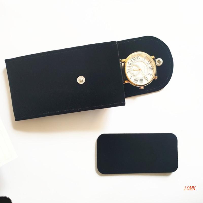 Túi Nhung Đựng Đồng Hồ Chống Trầy Xước Tiện Dụng Mang Theo Du Lịch