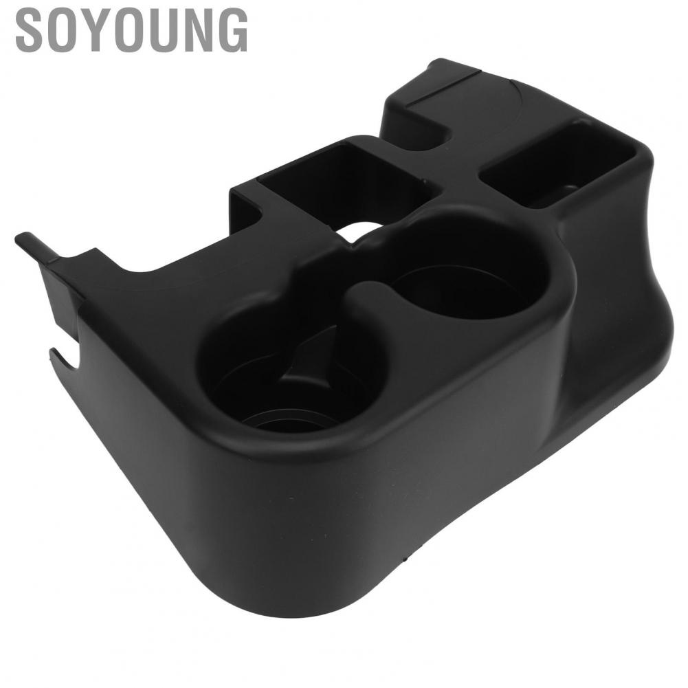 Soyoung Armrest Cupholder  Center Console Add On Cup Holder Direct Fit SS281AZAA Easy Clean  for Cars