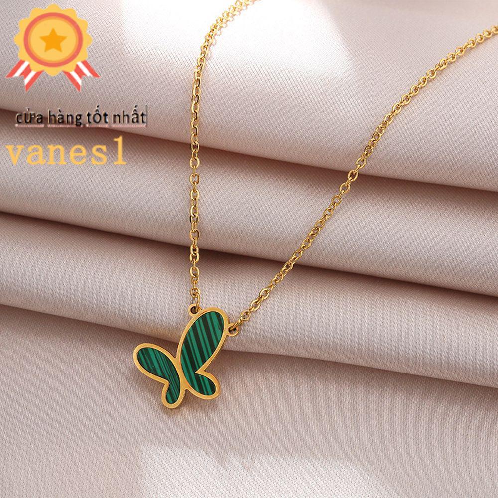1 Vòng Cổ Choker Bằng Thép Không Gỉ Màu Xanh Lá Cây Thời Trang Dành Cho Bạn Nữ