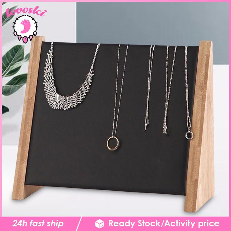 Giá Đỡ Trưng Bày Vòng cổ 10 Móc Bằng Gỗ