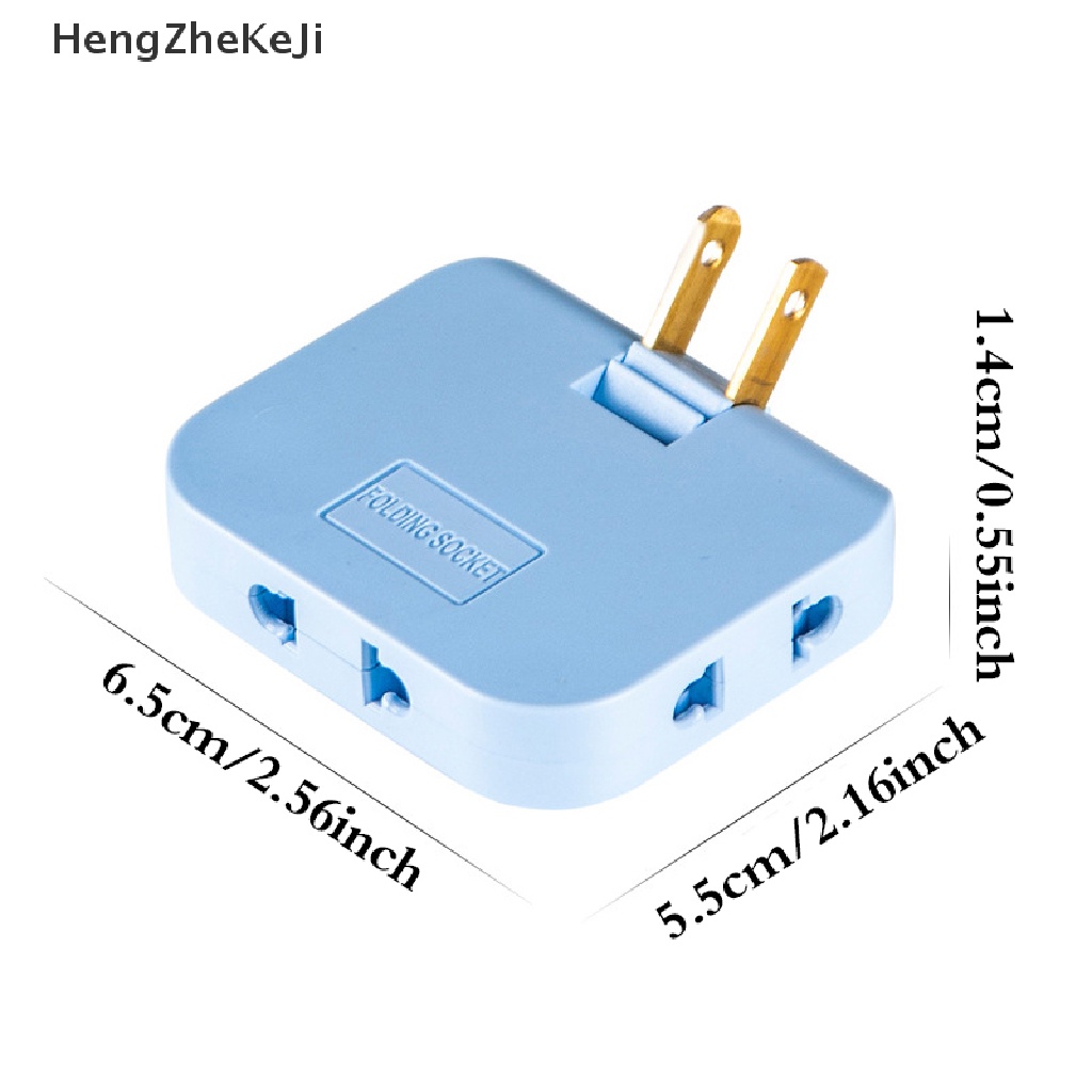 Phích Cắm Chuyển Đổi 3 Trong 1 EU Xoay 180 Độ Tiện Dụng
