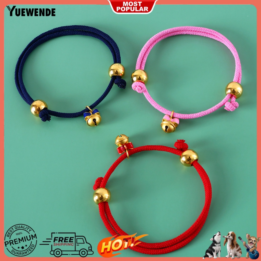 Vòng Cổ Màu Trơn Đính Chuông Cho Thú Cưng