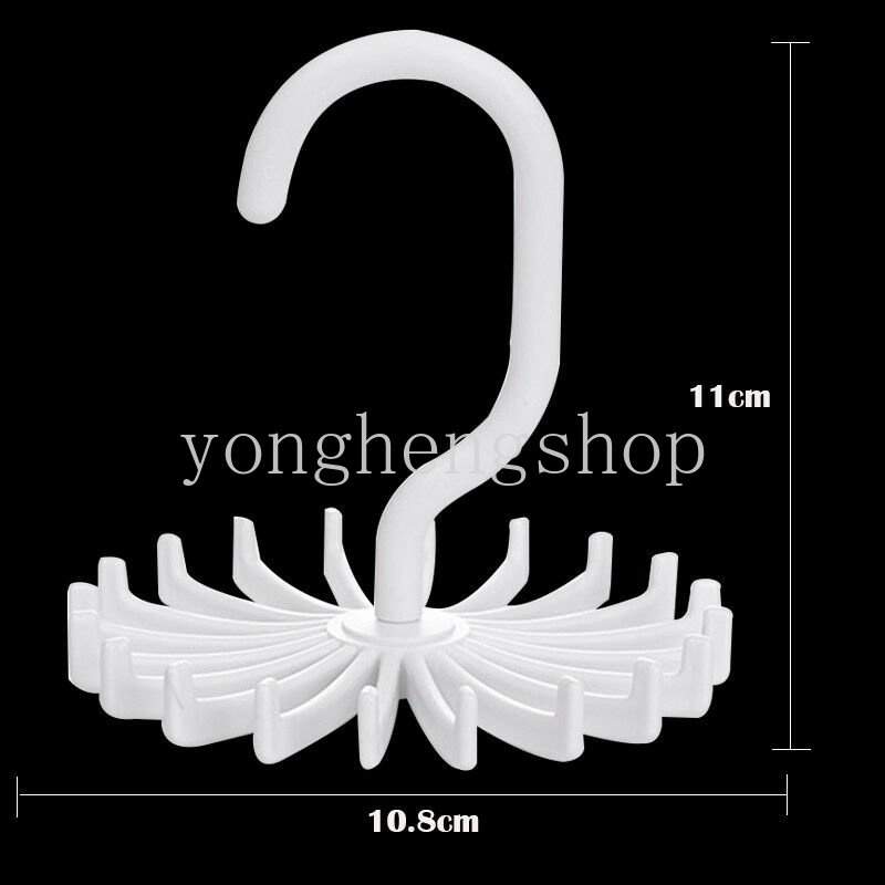 Giá Đỡ Cà Vạt / Thắt Lưng Xoay 360 Độ 20 Móc Tiết Kiệm Không Gian