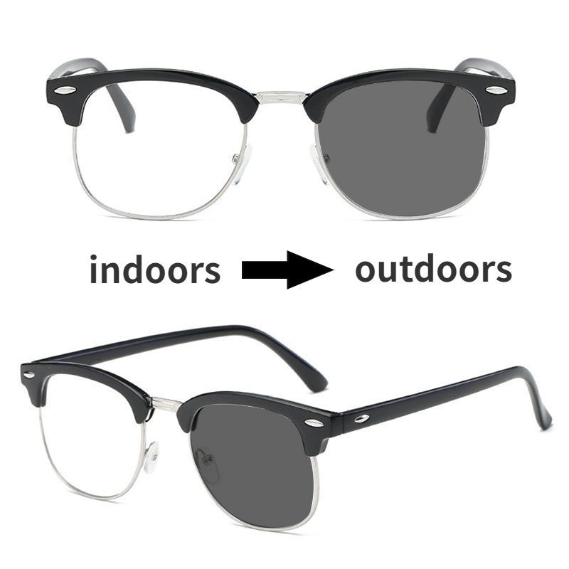 (KIQI-FASHION) COD Kính Chống Tia UV Gọng Kim Loại Phong Cách Cổ Điển Thời Trang Cho Nam Và Nữ