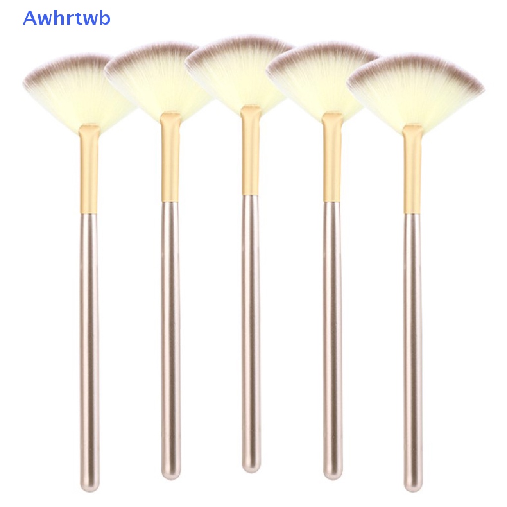 Set 3 Cọ Trang Điểm Hình Quạt Mềm Mại Tiện Dụng Mới