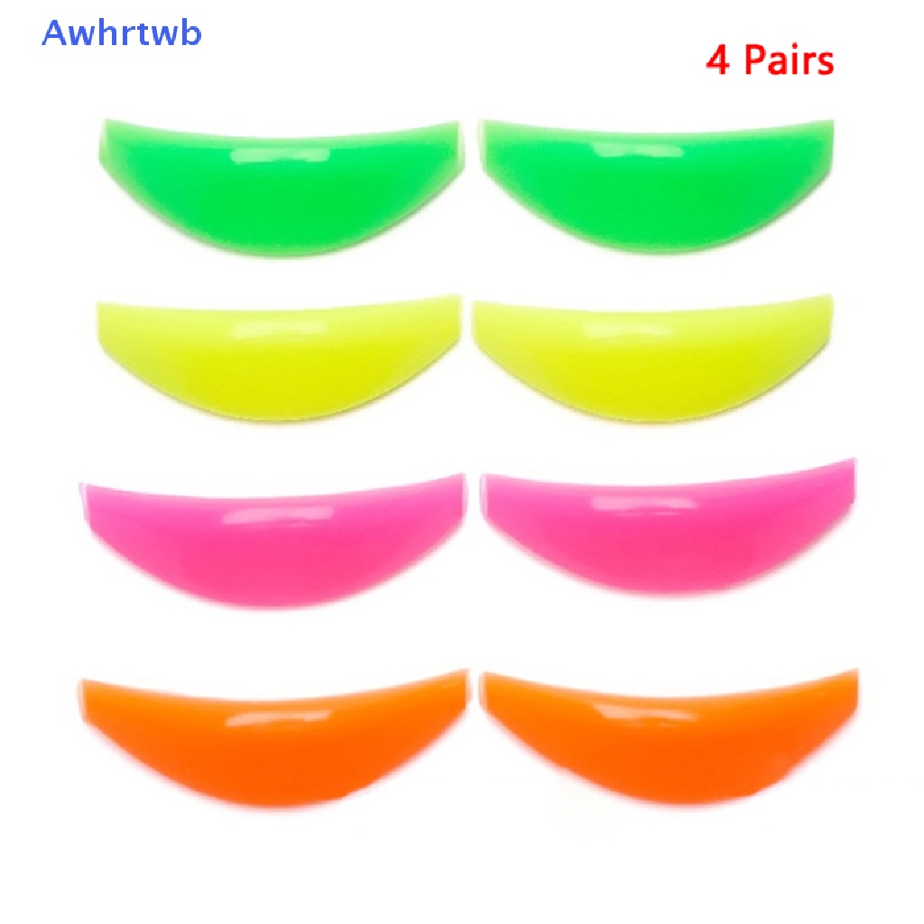 Set 4 Cặp Đệm Silicone Hỗ Trợ Uốn Cong Lông Mi Tái Sử Dụng Tiện Lợi Mới
