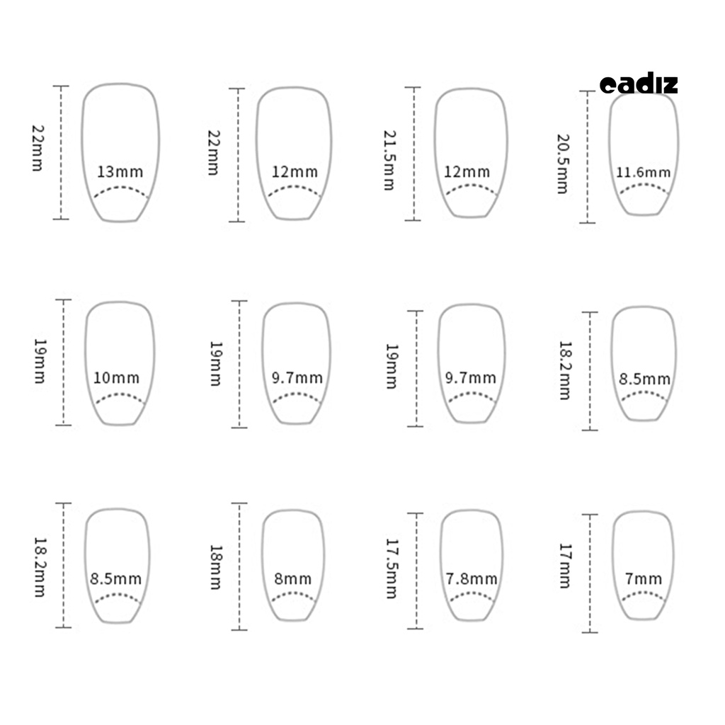 Bộ 24 Móng Tay Giả Trong Suốt Dạng Nhấn Đính Ngọc Trai Có Keo Độ Bóng Cao Cho Salon DIY