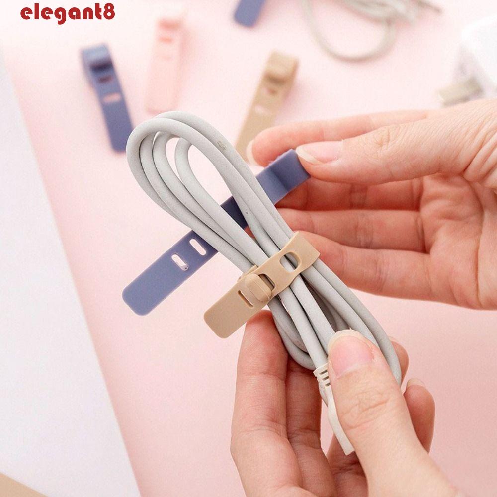 Dây Quấn Dây Cáp Tai Nghe Bằng Silicone Nhiều Màu Chất Lượng Cao