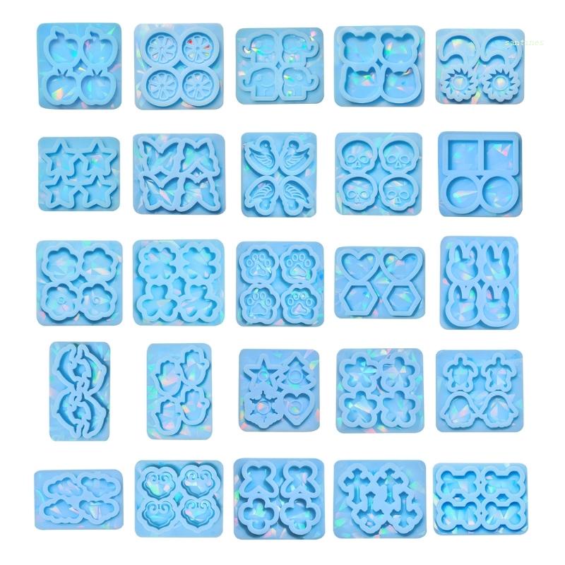 Khuôn Silicone Hình Bóng Đèn Làm Móc Khóa / Bông Tai Thủ Công