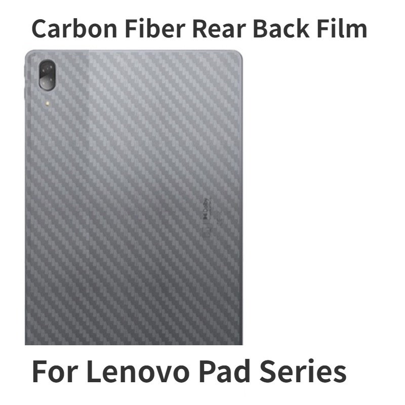 Lưng Miếng Dán Bảo Vệ Màn Hình Sau Họa Tiết Sợi Carbon 3D Cho Lenovo Xiaoxin Pad Plus 2023 11.5 Pro 11.2 10.6 2022 Y700 Plus Pro 11 11.5 inch