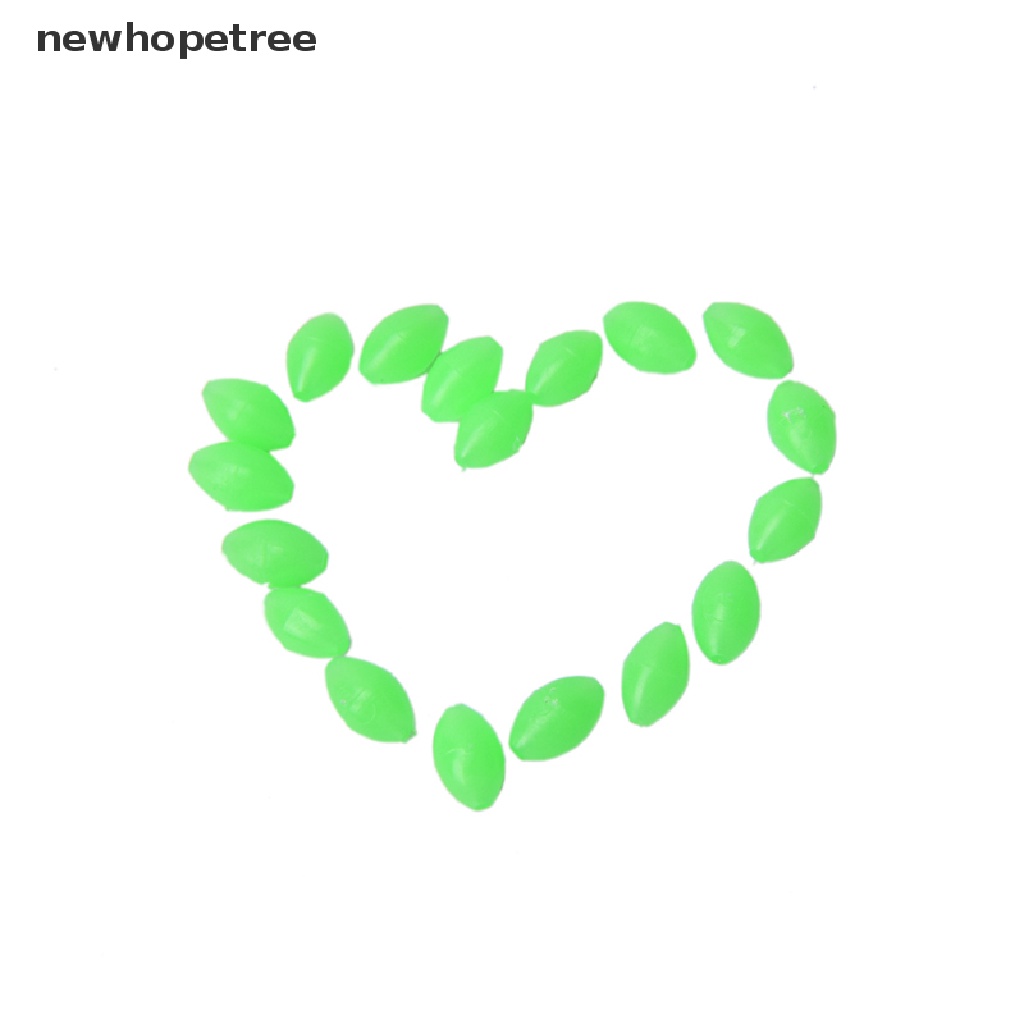 Bộ 100 Hạt Phát Sáng Hình Oval Kích Thước 5mm / 8mm / 10mm Làm Trang Sức Thủ Công