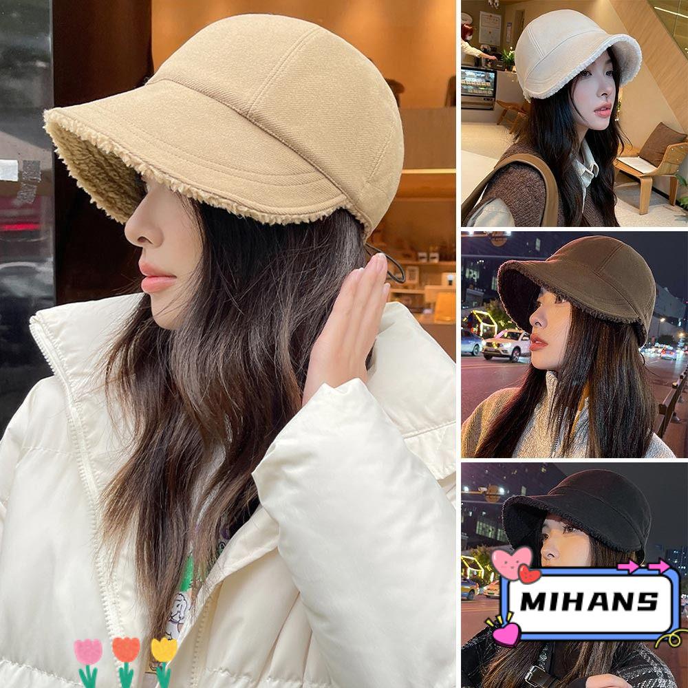 Mũ Lưỡi Trai Bằng Len Cừu Thời Trang Dành Cho Nữ