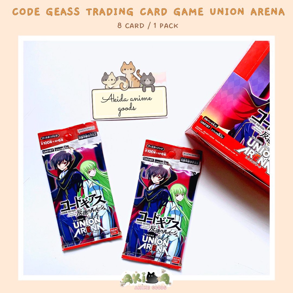 Pack random/Thẻ nhân phẩm - Trading card game union arena - code geass