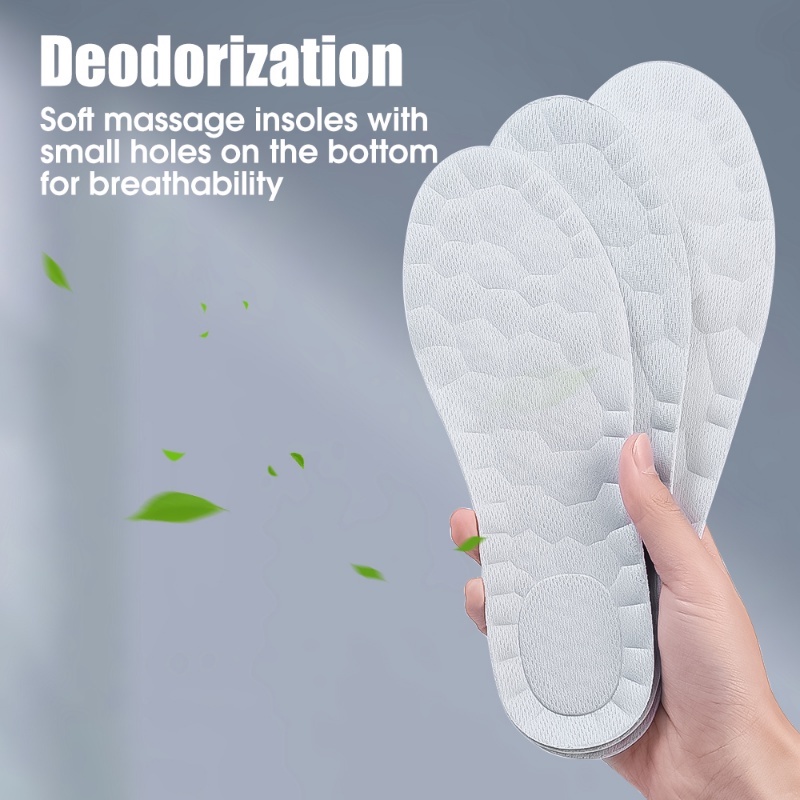 Miếng Lót Giày Cotton Siêu Mềm Co Giãn Thoáng Khí Giảm Xóc Dành Cho Nam Và Nữ