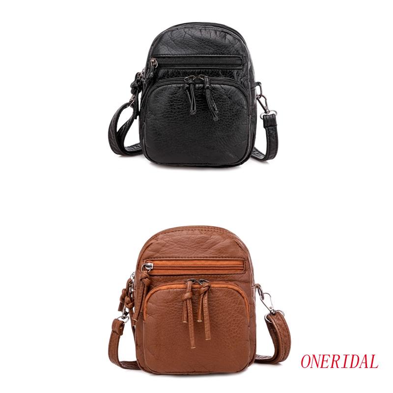 Túi Đeo Chéo Đựng Điện Thoại Phong Cách Retro Dành Cho Nữ