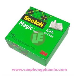 Băng keo dán tiền 3m scotch magic 19mm x 32,9 m
