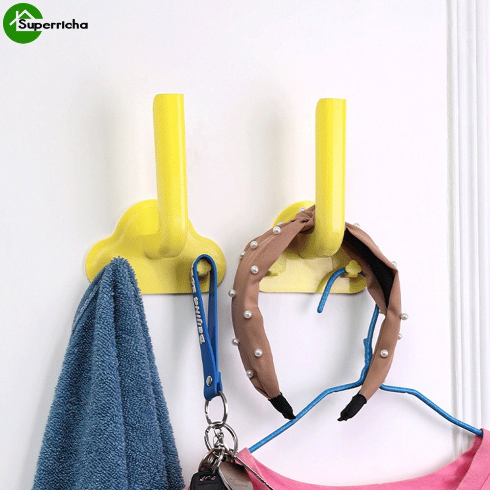 Giá Đỡ Treo Tường Hình Đám Mây / Chữ L / Móc Treo Chìa Khóa Tiết Kiệm Không Gian Tiện Dụng