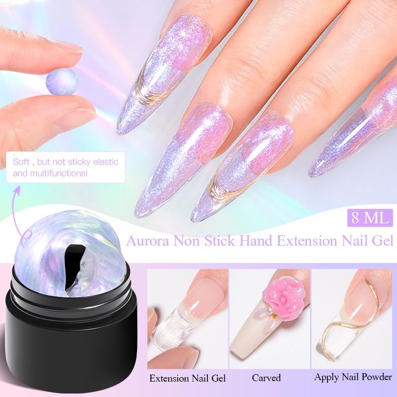 Sơn móng tay gel mở rộng MTSSII MEET ACROSS dạng thạch keo 8ml